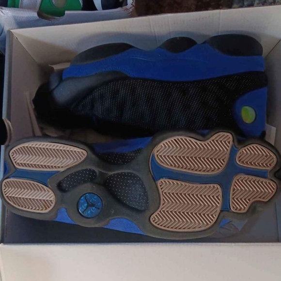 Jordan 13 black/blue size 14 - Picture 2 of 2